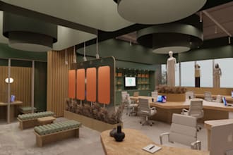 design your office and workspace interior