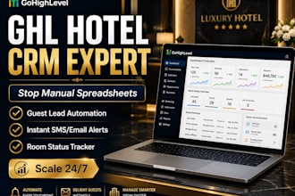 hotel management crm hotel gohighlevel crm automation gohighlevel pms expert