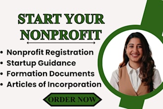 register your nonprofit with complete formation and legal documents