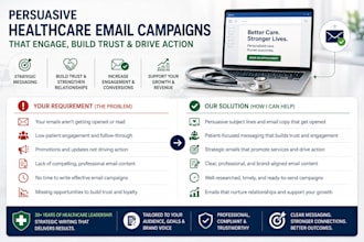 write persuasive healthcare email campaigns