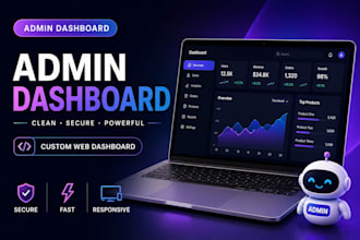 build react admin dashboard, CRM, and analytics panel