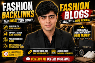 publish fashion blogs with premium fashion backlinks
