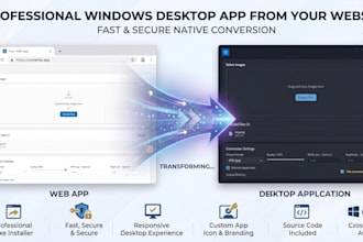 convert your website into a windows desktop app