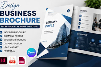 design business brochure b2b catalog company profile indesign magazine proposal