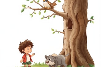 draw children story book illustration and book illustrator