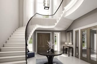 design 3d staircases, spiral and floating stairs with realistic renders
