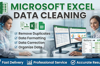 create excel formulas, fix errors, and organize spreadsheets