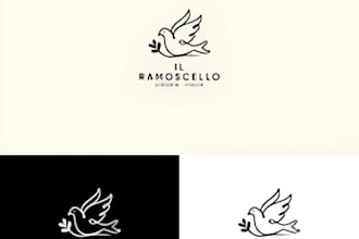 do beautiful minimalist brand logo design