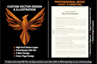 do professional typesetting and coreldraw graphic design