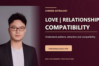 do a chinese astrology love relationship and compatibility reading