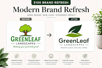 refresh your brand with a modern professional identity
