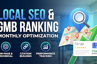 do monthly local SEO and gmb ranking optimization