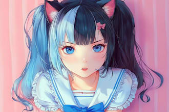 design original anime characters for games books stories