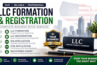 do llc formation, llc registration, ein, itin, and registered agent service