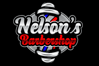 make barber, barbershop and salon logo