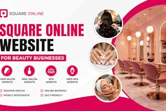 build square online website for hair salons nail salons spas and med spas