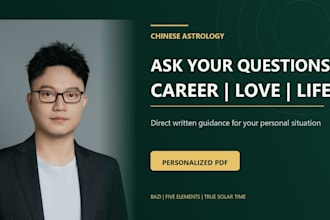 answer your career love or life questions using chinese astrology