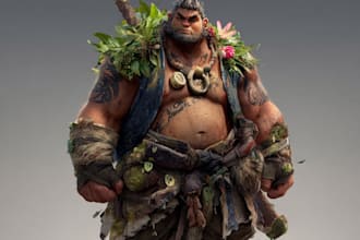 design creative concepts for characters props