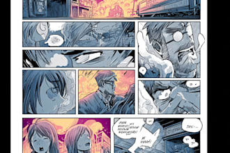 draw dynamic comic art for covers, posters, and characters