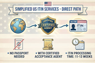 apply for us itin as irs caa