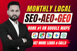 do monthly local SEO service and gmb, gbp optimization for google maps ranking