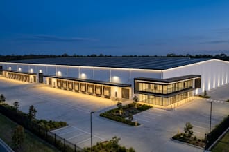 design 3d warehouse, factory and industrial building renders