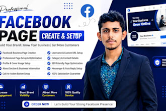 create, setup and optimize your facebook business page