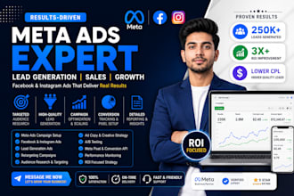 create high converting facebook and instagram meta ads for lead generation
