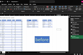 consolidate, clean and transform messy data using excel power query