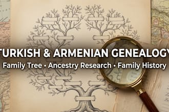do turkish and armenian genealogy research, family tree, ancestry research