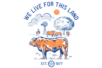 design vintage cattle brand, western, cowboy, ranch, texas, and  livestock logo