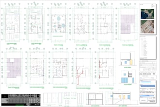 do professional autocad drafting and architectural blueprint design