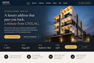 make a website that is fully interactive