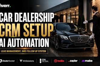 car dealership CRM setup, ai automation, lead management, SMS follow up system
