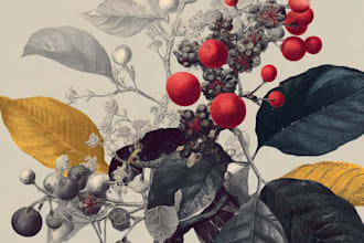 do a botanical illustration