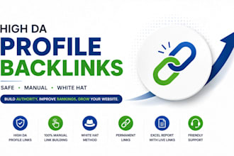 build high da dofollow backlinks for SEO link building