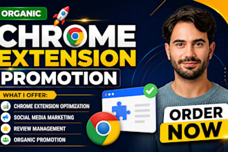 organic chrome extension promotion chrome extension marketing extension download