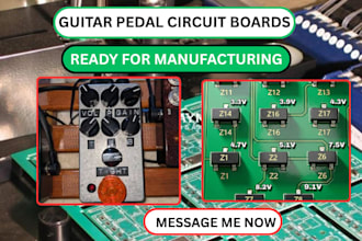 do guitar pedal circuit boards ready for manufacturing