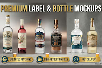 design wine label,vodka label,gin label,whiskey label,tequila label