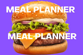 be your meal planner