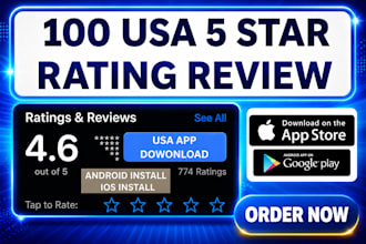 do USA 1000 mobile app install, ios android app rating review, app game testing