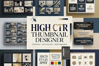 design high ctr youtube thumbnail that get more clicks