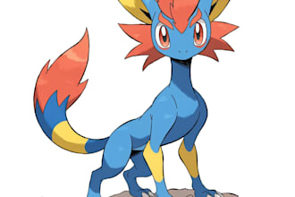 draw custom pokemon anime illustration