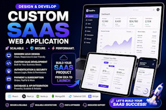 be your saas developer and software developer for a saas website