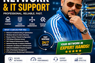 provide professional network configuration and IT support