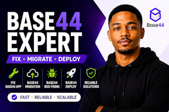 fix base44 app, base44 migration, base44 deploy and  base44 bug fixing expert