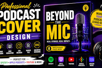 design a professional podcast cover