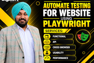 web and API testing using playwright