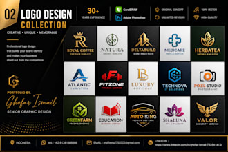 design modern minimalist logo for your business