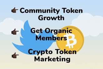 twitter crypto marketing, token growth, organic engagement, meme promotion
